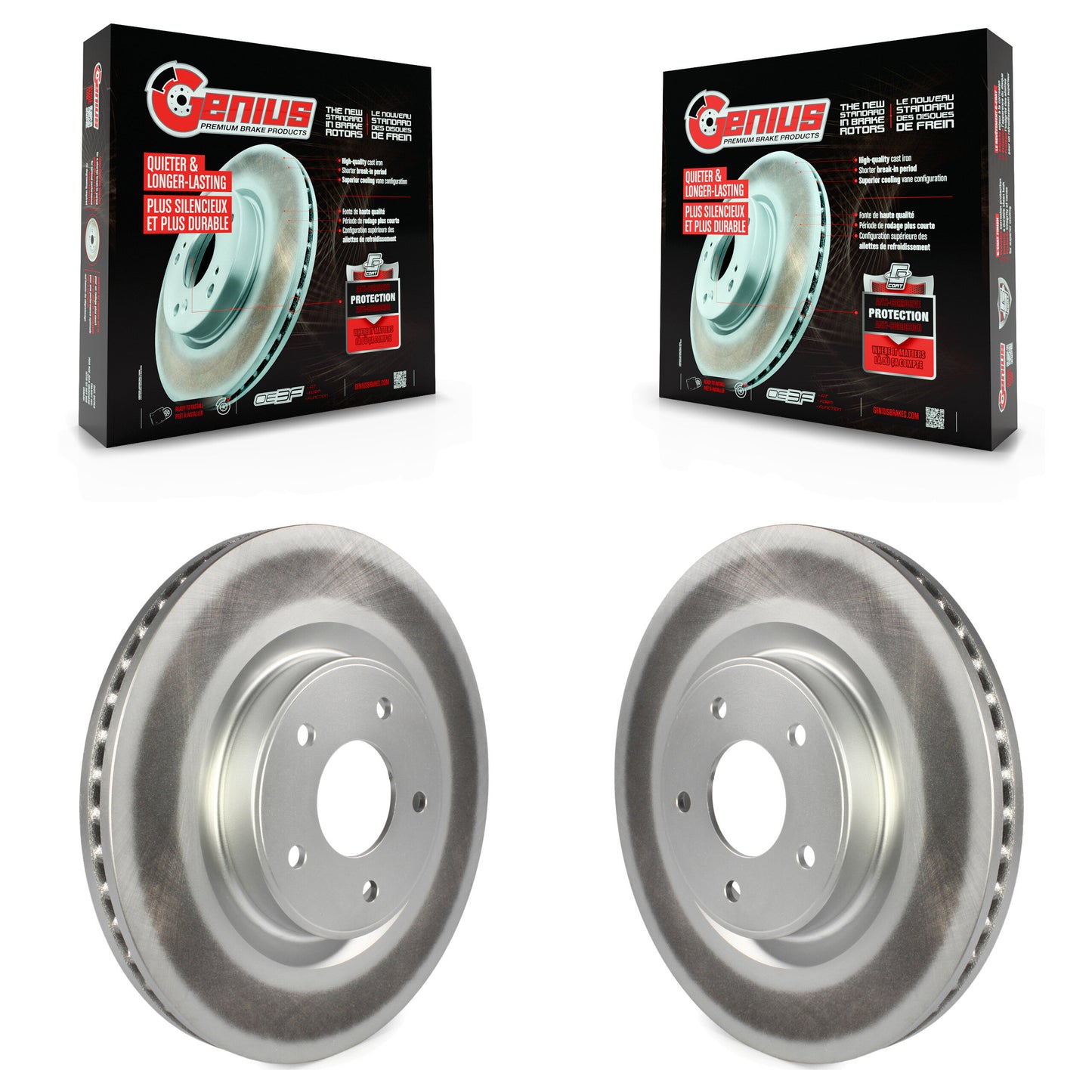 [Avant] Kit de disque (revêtu) de frein pour Nissan INFINITI Pathfinder Murano QX60 Q50 JX35 QX50 Q60 Z KG-100353