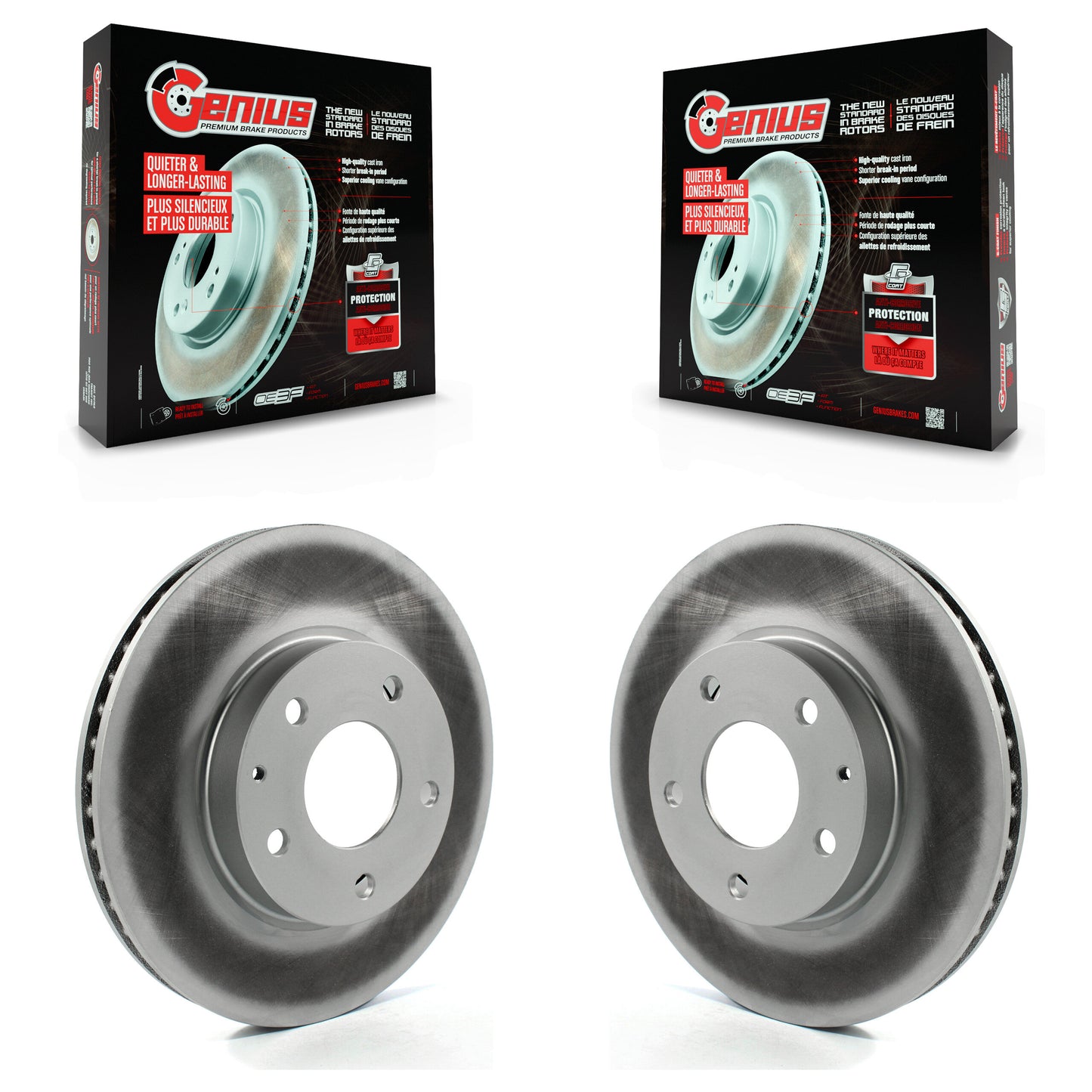 [Avant] Kit de disque (revêtu) de frein pour Mazda 3 CX-3 Sport KG-100360