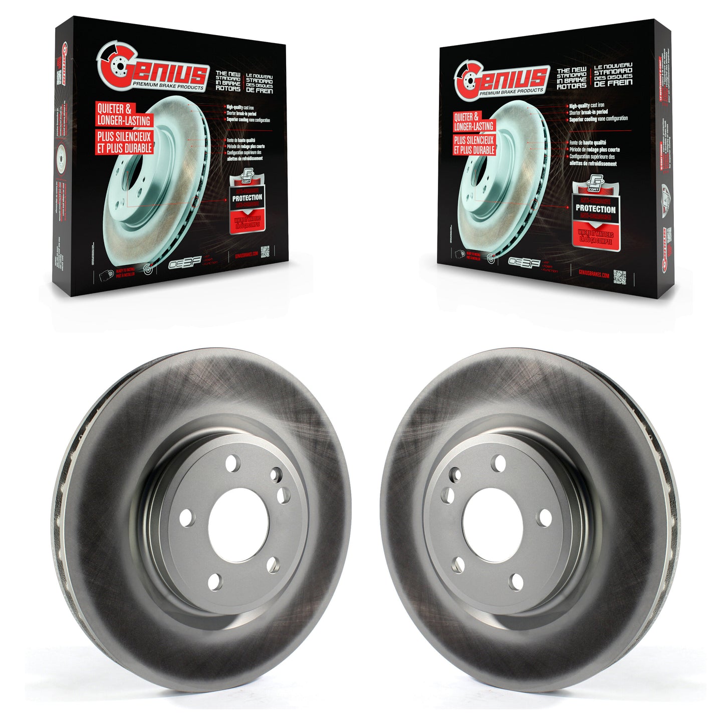[Avant] Kit de disque (revêtu) de frein pour Mercedes-Benz CLA250 GLA250 INFINITI QX30 B Electric Drive B250 KG-100363