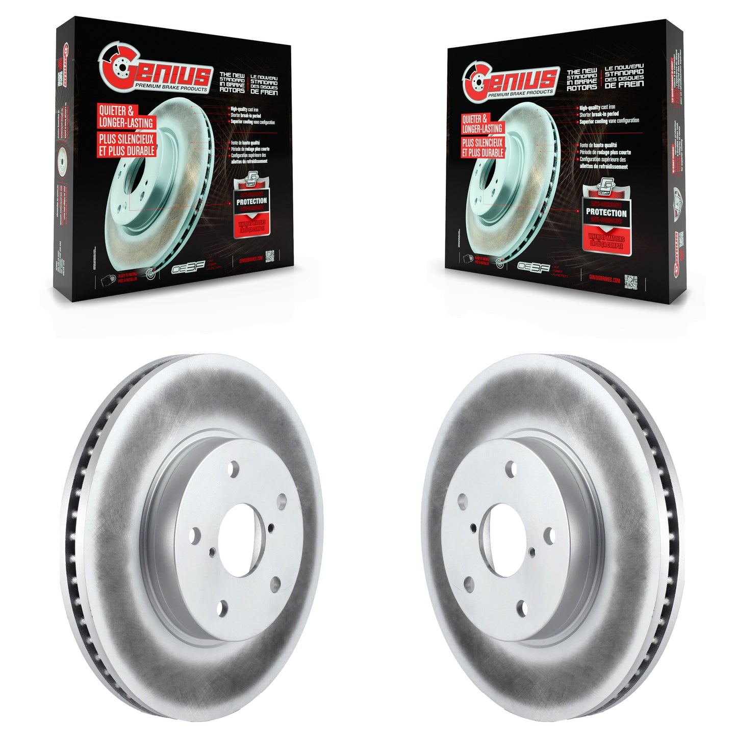 [Avant] Kit de disque (revêtu) de frein pour 2015-2019 Subaru Legacy 2.5L KG-100368