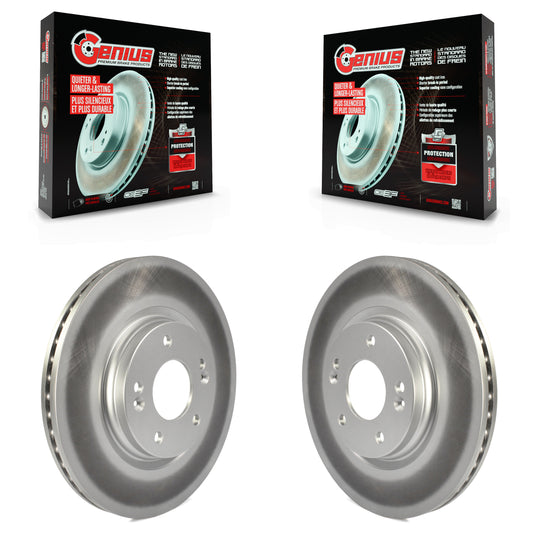 [Avant] Kit de disque (revêtu) de frein pour Hyundai Kia Sonata Elantra Tucson Optima Soul Sportage Kona GT Forte Veloster Niro EV Seltos Electric KG-100369