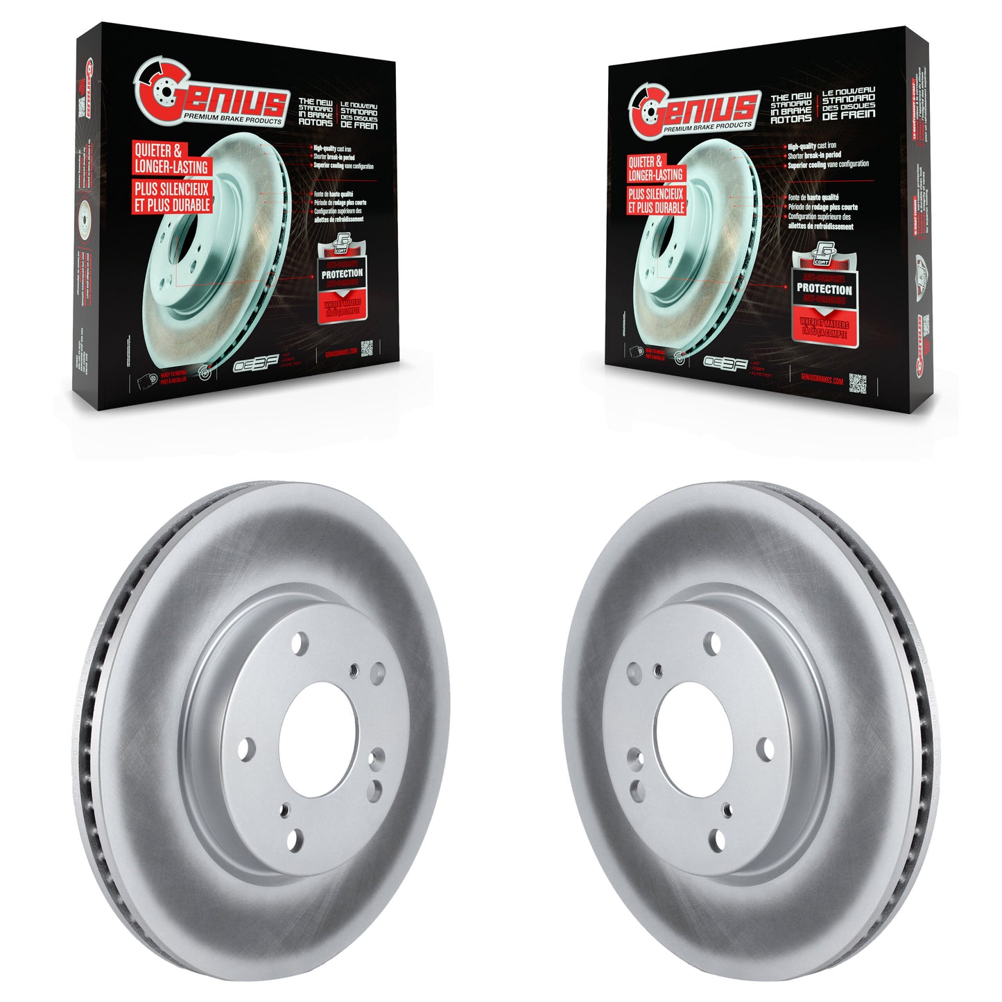 [Avant] Kit de disque (revêtu) de frein pour Honda Civic Accord Insight KG-100370
