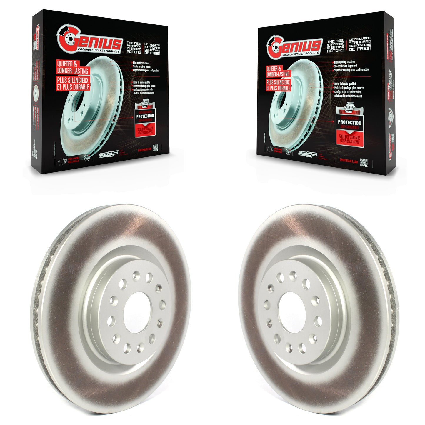 [Avant] Kit de disque (revêtu) de frein pour Cadillac XT5 Buick Enclave XT6 KG-100379