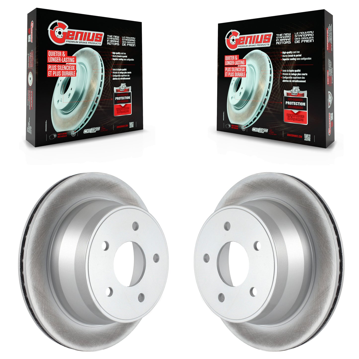 [Arrière] Kit de disque (revêtu) de frein pour Chevrolet S10 Blazer GMC Sonoma Jimmy Oldsmobile Bravada Isuzu Hombre KG-100381