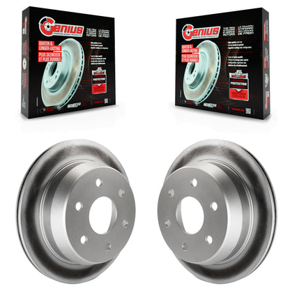 [Arrière] Kit de disque (revêtu) de frein pour Chevrolet Silverado 1500 GMC Sierra Suburban Tahoe Classic 2500 HD Avalanche Astro Yukon XL Safari KG-100382