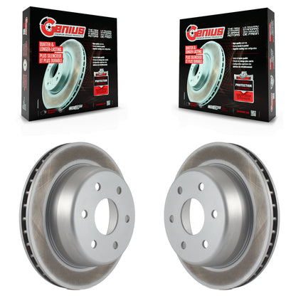 [Arrière] Kit de disque (revêtu) de frein pour Chevrolet Silverado 1500 GMC Tahoe Sierra Suburban Yukon Avalanche XL Cadillac Express Escalade Savana ESV EXT KG-100386