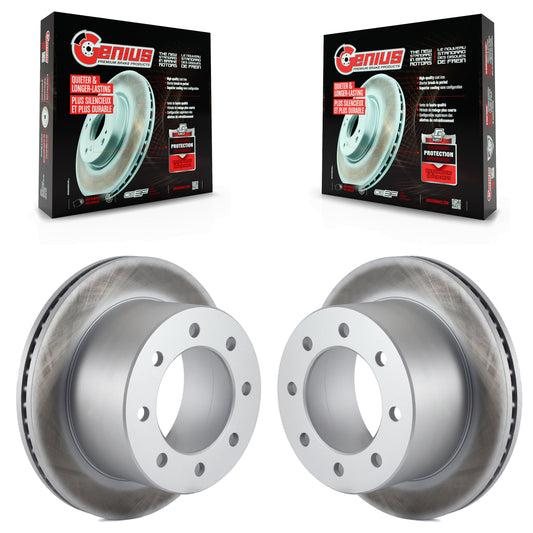 [Arrière] Kit de disque (revêtu) de frein pour Chevrolet Express 3500 Silverado GMC Savana HD Sierra Classic KG-100387
