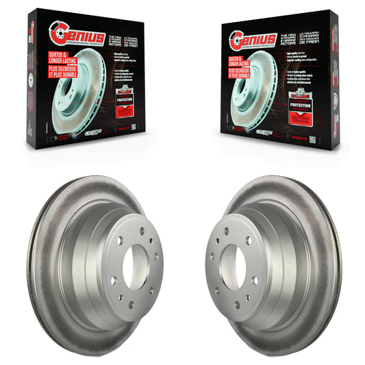 [Arrière] Kit de disque (revêtu) de frein pour Chevrolet Trailblazer GMC Envoy EXT XL Buick Rainier Oldsmobile Bravada XUV SSR Isuzu Ascender Saab 9-7x KG-100388