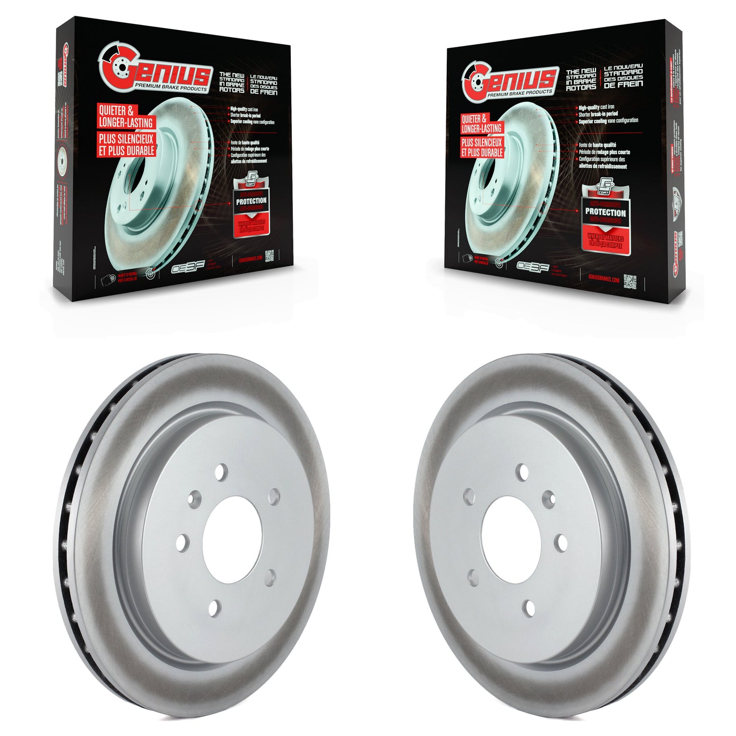 [Arrière] Kit de disque (revêtu) de frein pour Cadillac CTS STS Seville KG-100390