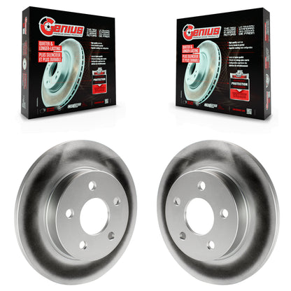 [Arrière] Kit de disque (revêtu) de frein pour Chevrolet Malibu Pontiac G6 Cobalt Saturn Ion HHR Aura G5 Pursuit KG-100392