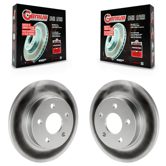 [Arrière] Kit de disque (revêtu) de frein pour Chevrolet Malibu Pontiac G6 Cobalt Saturn Ion HHR Aura G5 Pursuit KG-100392
