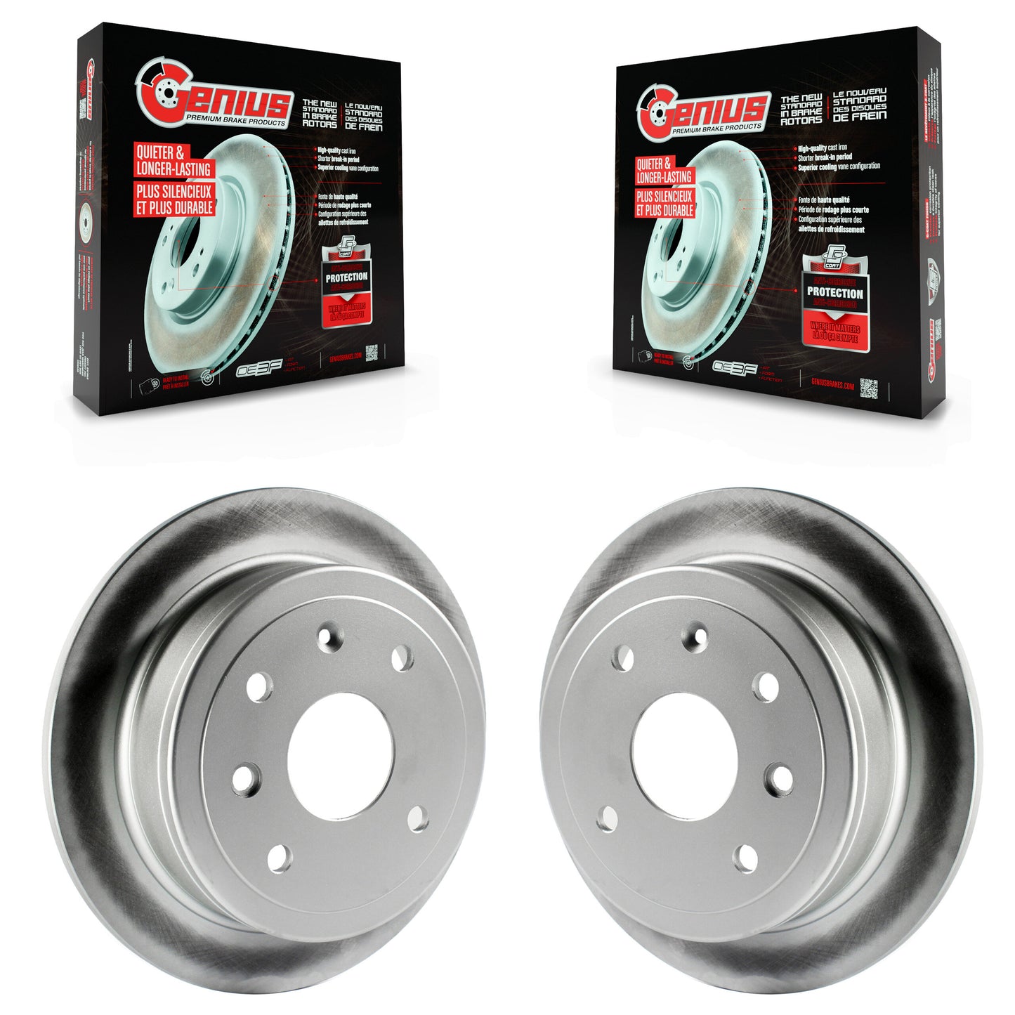 [Arrière] Kit de disque (revêtu) de frein pour Suzuki Forenza Reno Chevrolet Optra KG-100402