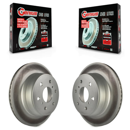 [Arrière] Kit de disque (revêtu) de frein pour Chevrolet Silverado 1500 GMC Sierra Tahoe Yukon Cadillac Suburban Escalade XL Avalanche ESV LD Classic EXT Limited KG-100403