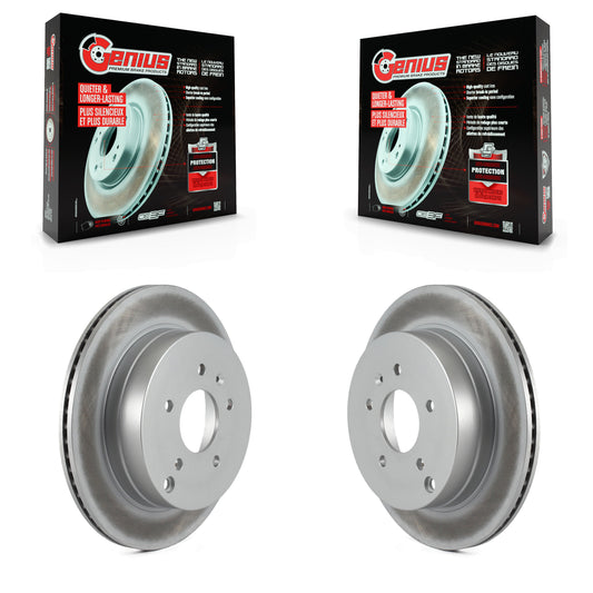 [Arrière] Kit de disque (revêtu) de frein pour Chevrolet Equinox Saturn Vue Captiva Sport Pontiac Torrent Suzuki XL-7 KG-100404