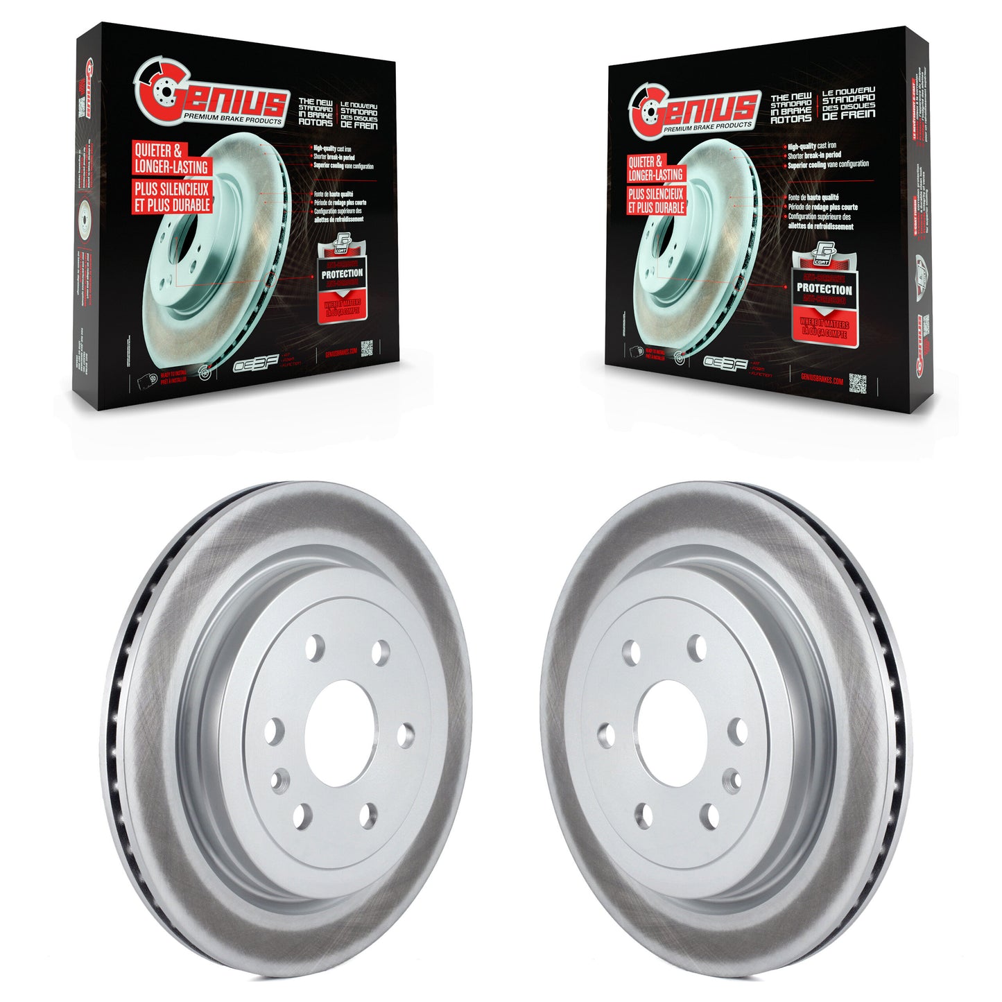 [Arrière] Kit de disque (revêtu) de frein pour Cadillac SRX Saab 9-4X KG-100411