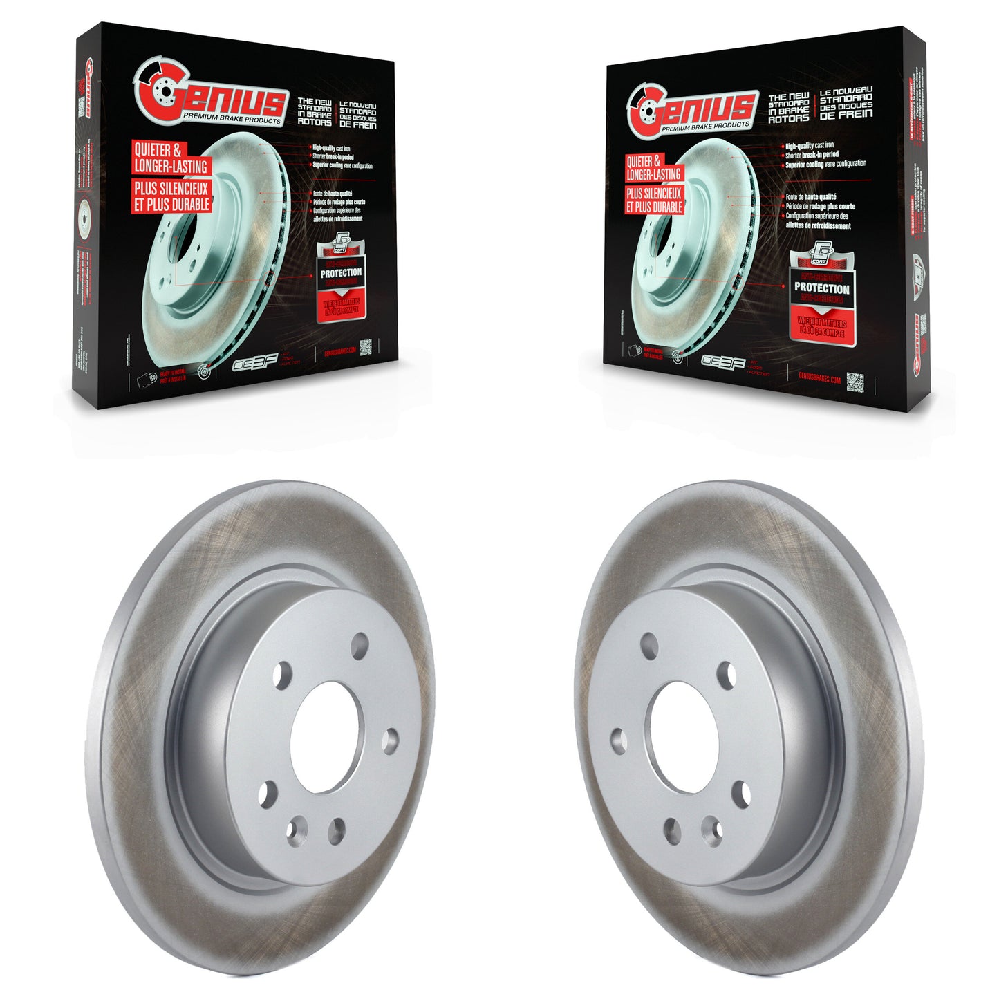 [Arrière] Kit de disque (revêtu) de frein pour Chevrolet Cruze Buick Encore Trax Sonic Limited KG-100413
