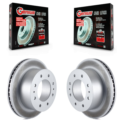 [Arrière] Kit de disque (revêtu) de frein pour Chevrolet Silverado 2500 HD GMC Sierra 1500 3500 Suburban KG-100416