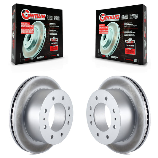 [Arrière] Kit de disque (revêtu) de frein pour Chevrolet Silverado 2500 HD GMC Sierra 1500 3500 Suburban KG-100416