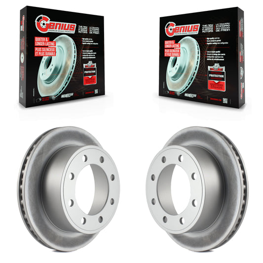[Arrière] Kit de disque (revêtu) de frein pour Ford E-350 Super Duty E-250 Econoline Club Wagon E-150 E-450 KG-100427