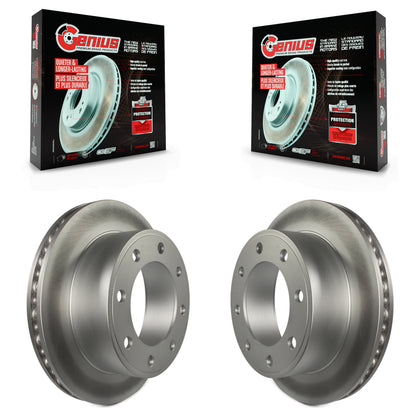 [Arrière] Kit de disque (revêtu) de frein pour Ford F-250 Super Duty F-350 Excursion E-450 Econoline KG-100428
