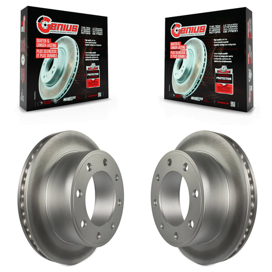 [Arrière] Kit de disque (revêtu) de frein pour Ford F-250 Super Duty F-350 Excursion E-450 Econoline KG-100428