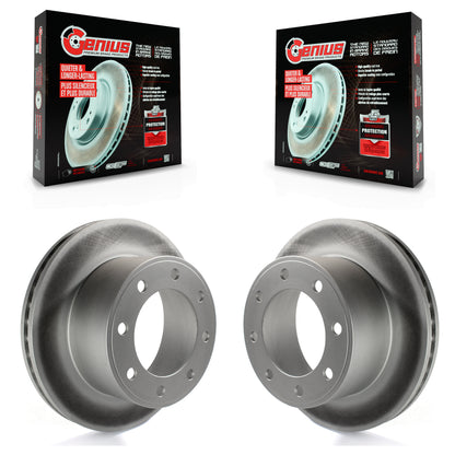 [Arrière] Kit de disque (revêtu) de frein pour 2005-2012 Ford F-250 Super Duty F-350 KG-100443