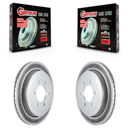 [Arrière] Kit de disque (revêtu) de frein pour 2007-2017 Ford Expedition Lincoln Navigator KG-100444
