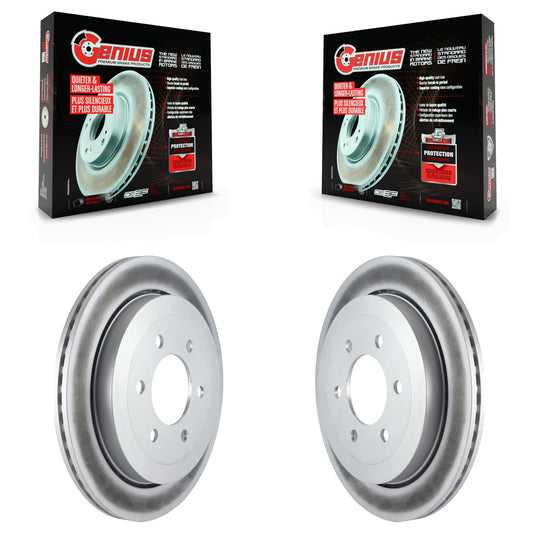 [Arrière] Kit de disque (revêtu) de frein pour 2007-2017 Ford Expedition Lincoln Navigator KG-100444