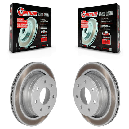 [Arrière] Kit de disque (revêtu) de frein pour 2012-2014 Ford F-150 avec 7 Lug Wheels KG-100451