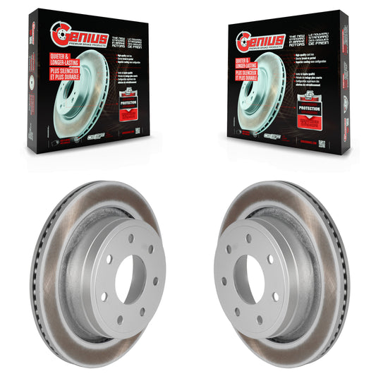 [Arrière] Kit de disque (revêtu) de frein pour 2012-2014 Ford F-150 avec 7 Lug Wheels KG-100451