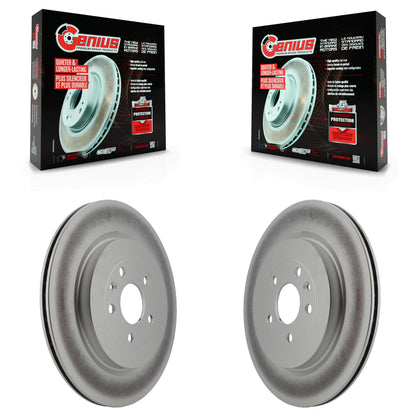 [Arrière] Kit de disque (revêtu) de frein pour Ford Explorer Taurus Flex Police Interceptor Utility Lincoln Sedan MKS MKT Special Service KG-100452