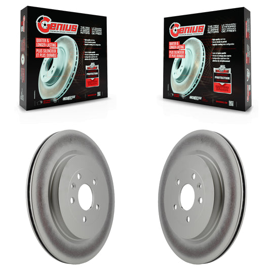 [Arrière] Kit de disque (revêtu) de frein pour Ford Explorer Taurus Flex Police Interceptor Utility Lincoln Sedan MKS MKT Special Service KG-100452