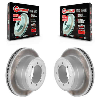 [Arrière] Kit de disque (revêtu) de frein pour Ford F-250 Super Duty F-350 F-450 KG-100457
