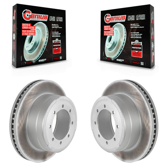 [Arrière] Kit de disque (revêtu) de frein pour Ford F-250 Super Duty F-350 F-450 KG-100457