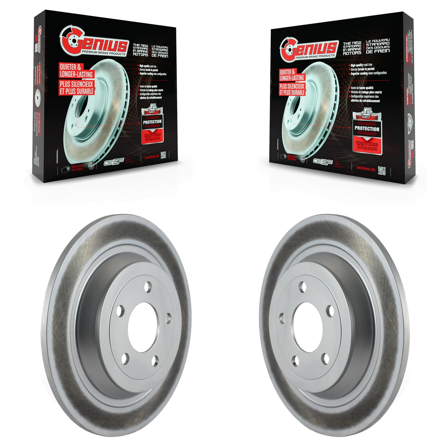 [Arrière] Kit de disque (revêtu) de frein pour Ford Mustang KG-100458
