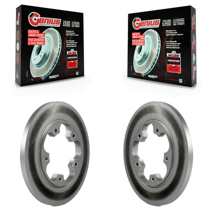 [Arrière] Kit de disque (revêtu) de frein pour Ford Transit-250 Transit-350 Transit-150 HD avec 5 Lug Wheels KG-100459