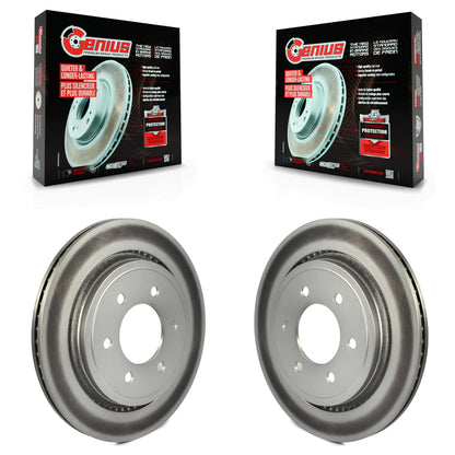 [Arrière] Kit de disque (revêtu) de frein pour 2015-2017 Ford F-150 avec Electric Parking KG-100460