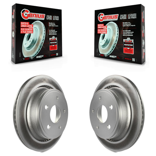 [Arrière] Kit de disque (revêtu) de frein pour Ram 1500 Dodge Durango Classic Chrysler Aspen KG-100466