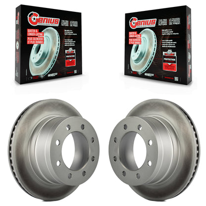 [Arrière] Kit de disque (revêtu) de frein pour Dodge Ram 2500 1500 3500 KG-100468