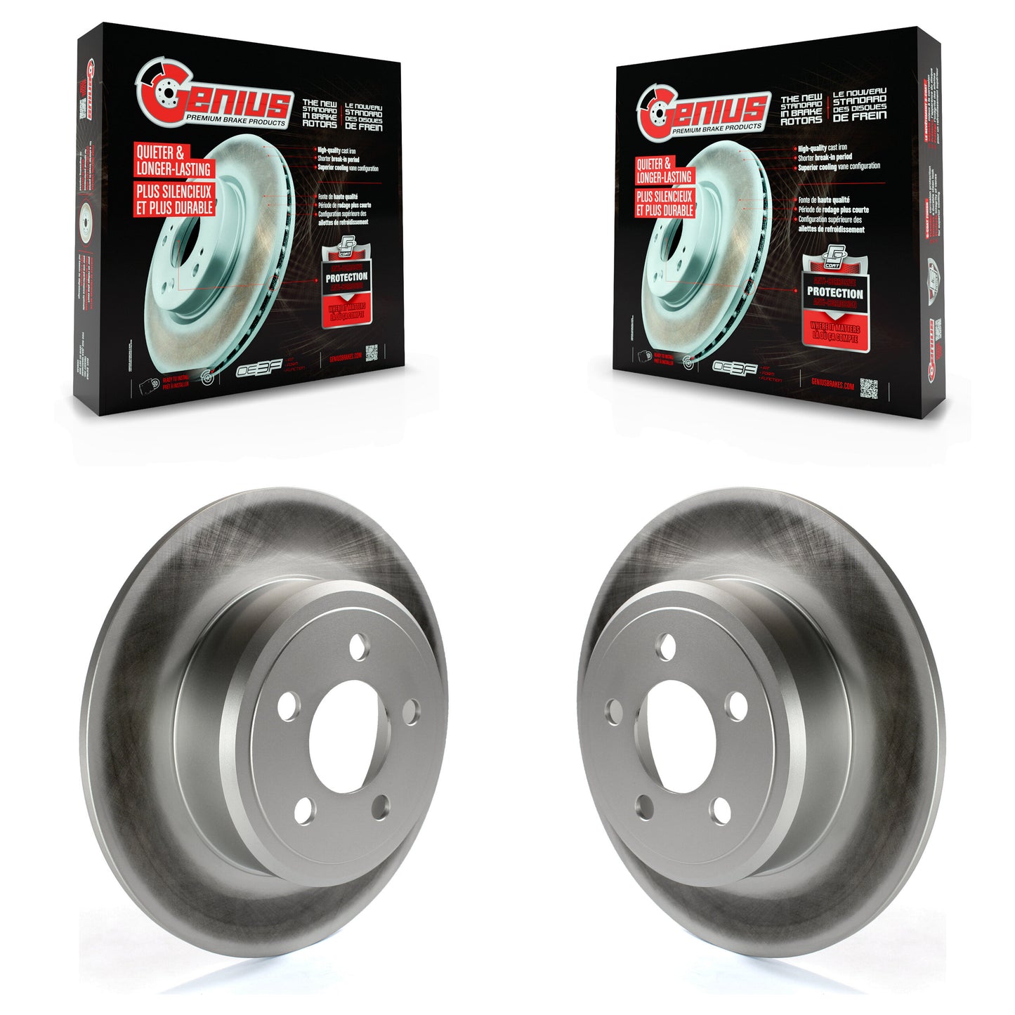 [Arrière] Kit de disque (revêtu) de frein pour Dodge Charger Chrysler 300 Challenger Magnum Avenger KG-100471
