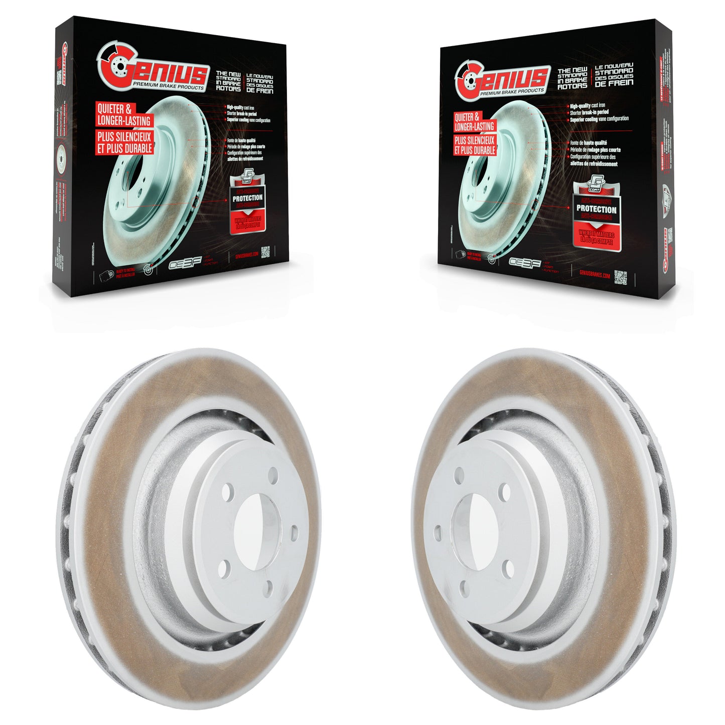 [Arrière] Kit de disque (revêtu) de frein pour Dodge Charger Chrysler 300 Challenger Magnum KG-100474