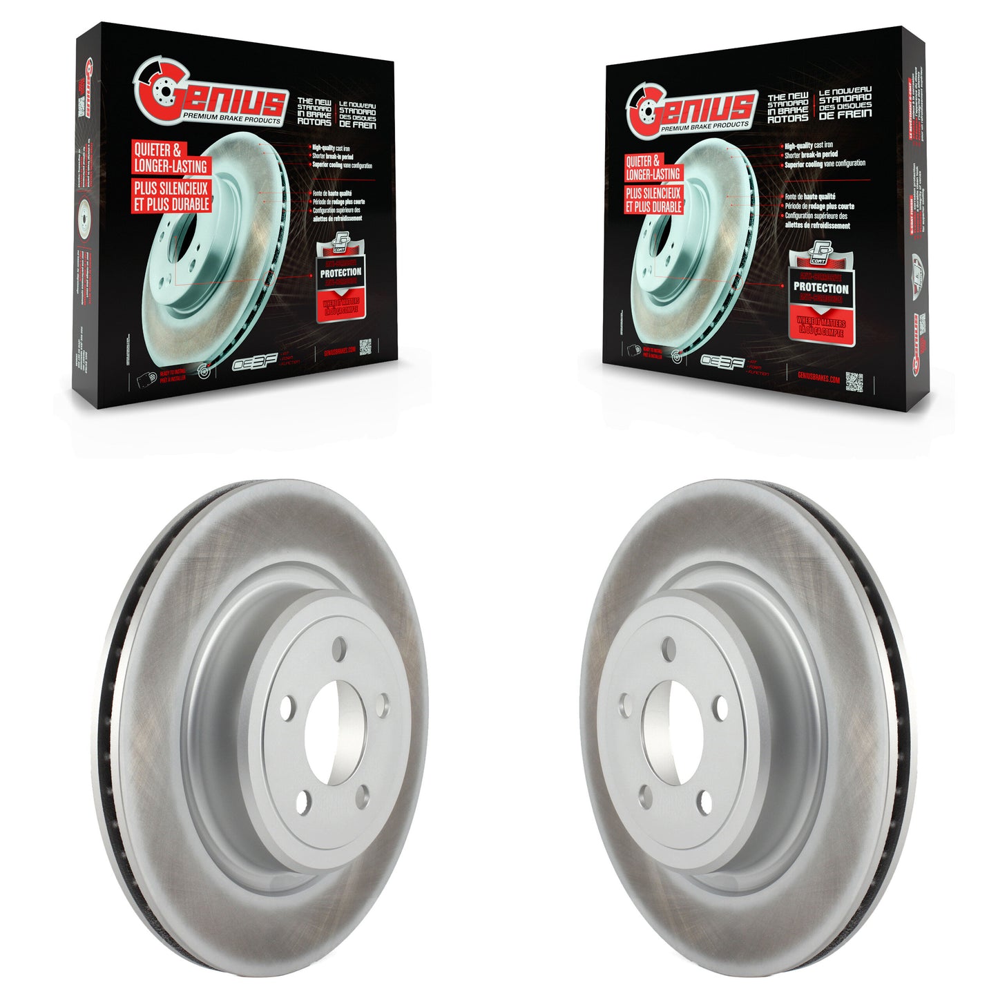 [Arrière] Kit de disque (revêtu) de frein pour Dodge Charger Magnum KG-100475