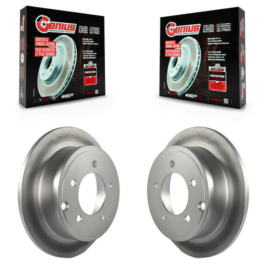 [Arrière] Kit de disque (revêtu) de frein pour Jeep Dodge Patriot Chrysler Compass Avenger 200 Caliber Sebring Mitsubishi Lancer KG-100476