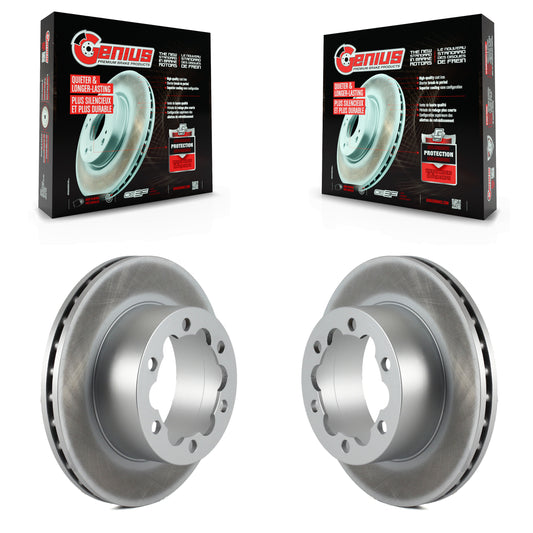 [Arrière] Kit de disque (revêtu) de frein pour Sprinter 3500 Mercedes-Benz Freightliner Dodge 2500 4500 3500XD KG-100480