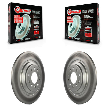 [Arrière] Kit de disque (revêtu) de frein pour 2014-2021 Jeep Cherokee avec Dual Piston Front Caliper KG-100490