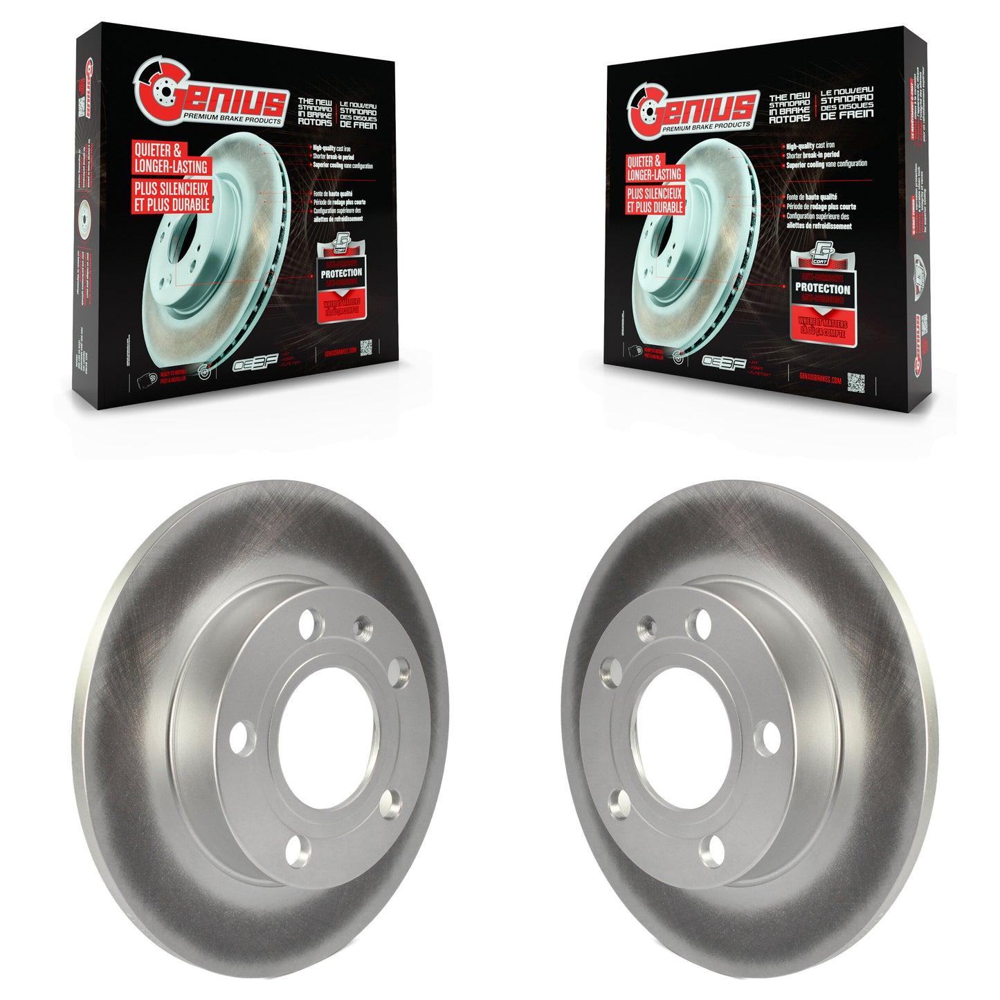 [Arrière] Kit de disque (revêtu) de frein pour Audi A4 Quattro S4 90 KG-100498
