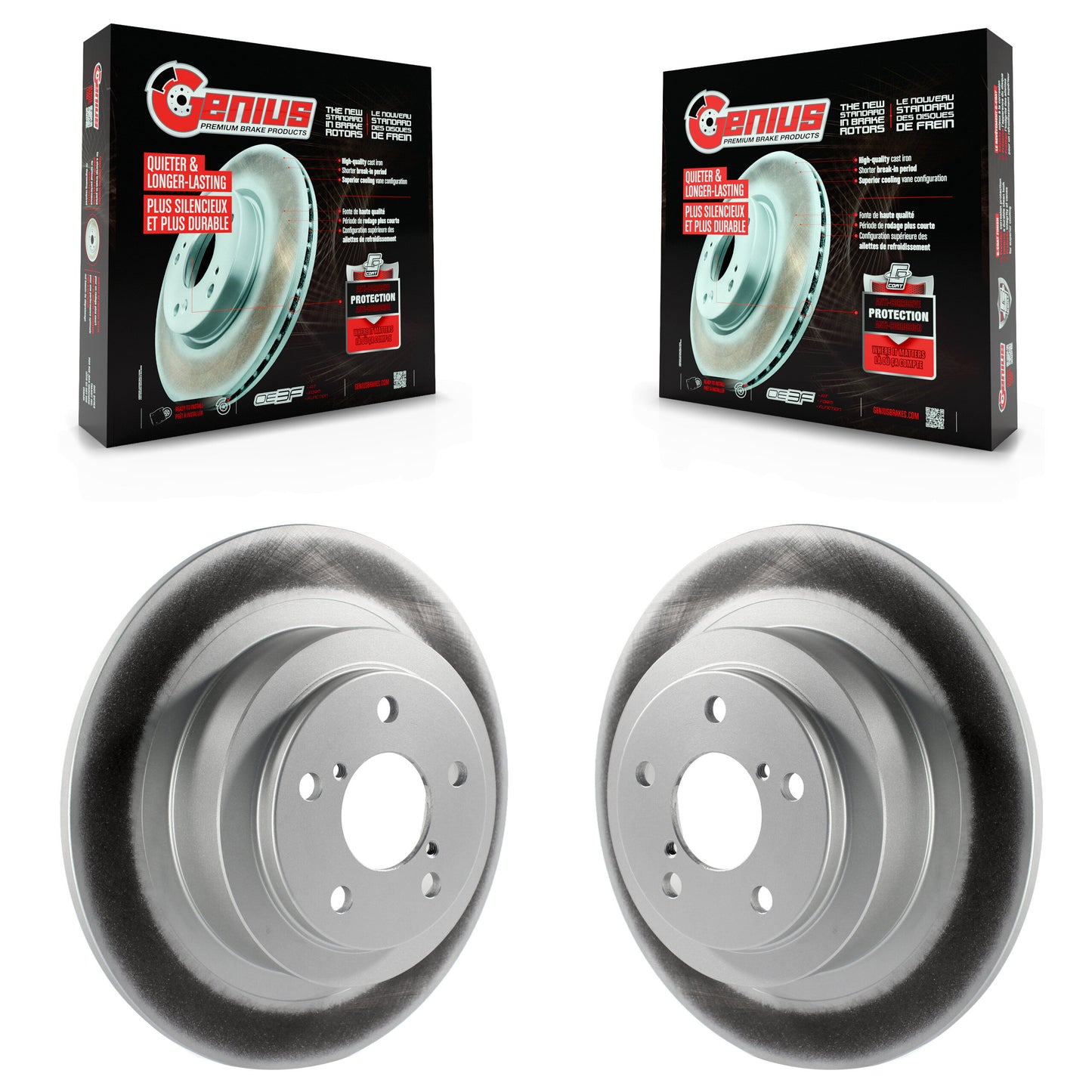 [Arrière] Kit de disque (revêtu) de frein pour Subaru Outback Legacy Baja KG-100511