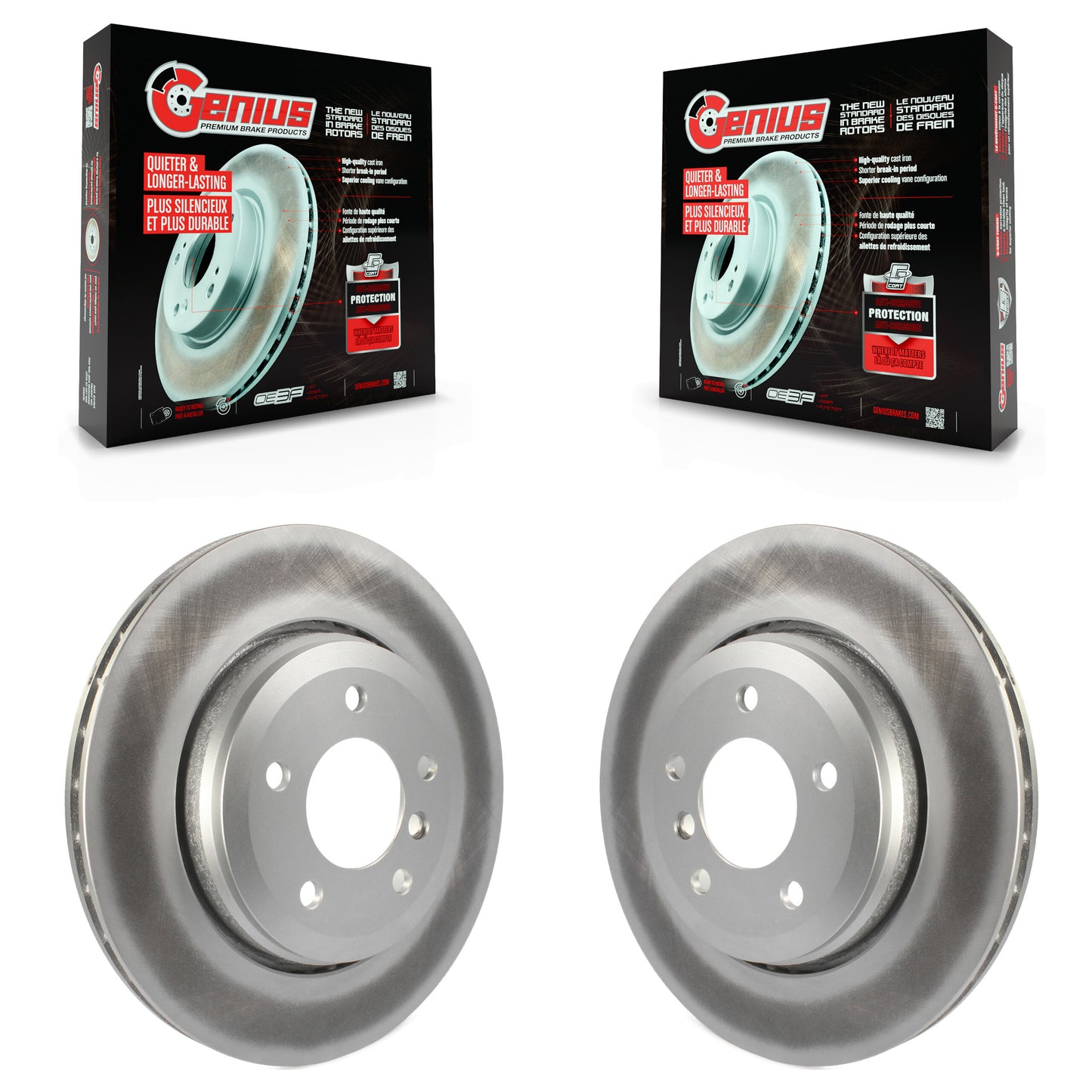[Arrière] Kit de disque (revêtu) de frein pour BMW 330Ci 330i 330xi 320i KG-100526