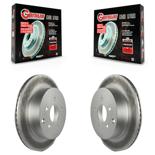 [Arrière] Kit de disque (revêtu) de frein pour Nissan Murano INFINITI Pathfinder QX60 Q50 Quest FX35 JX35 Q60 M37 QX70 Q70 Q70L FX45 FX37 M56 M35h KG-100531