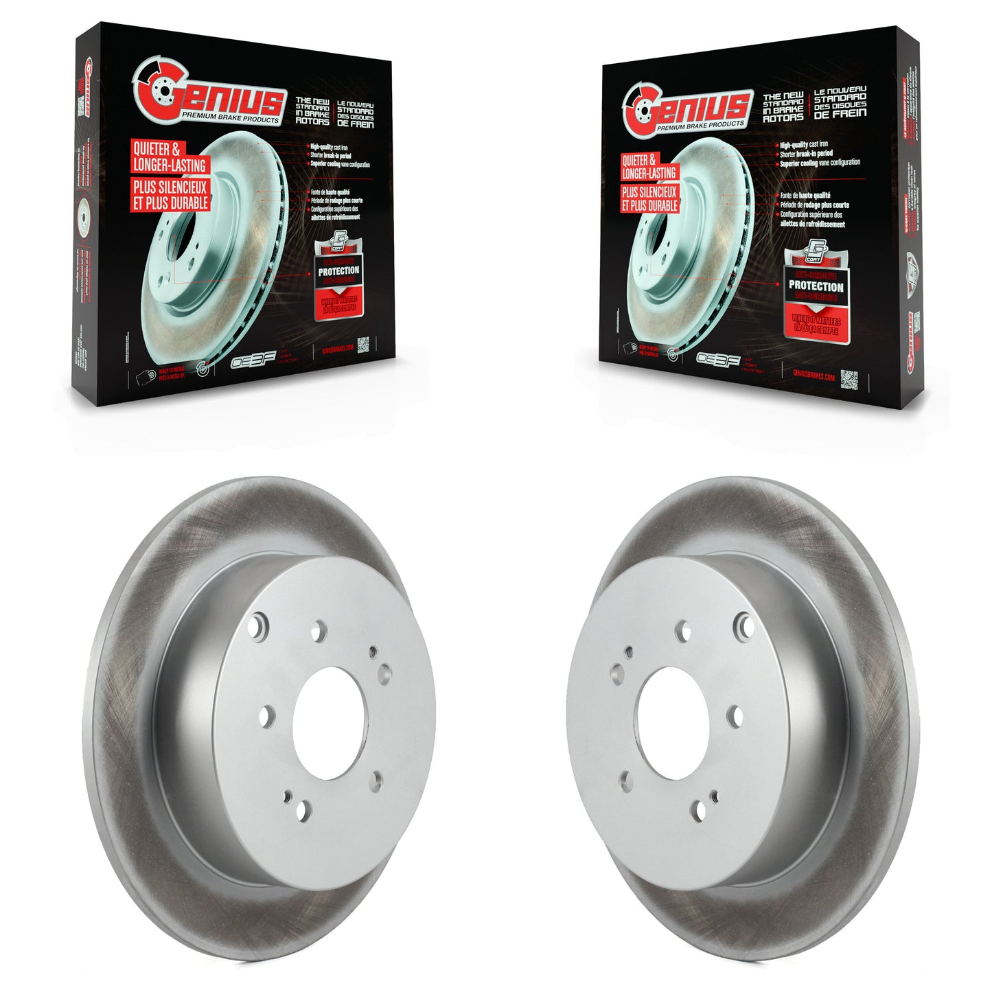 [Arrière] Kit de disque (revêtu) de frein pour Mitsubishi Endeavor KG-100534